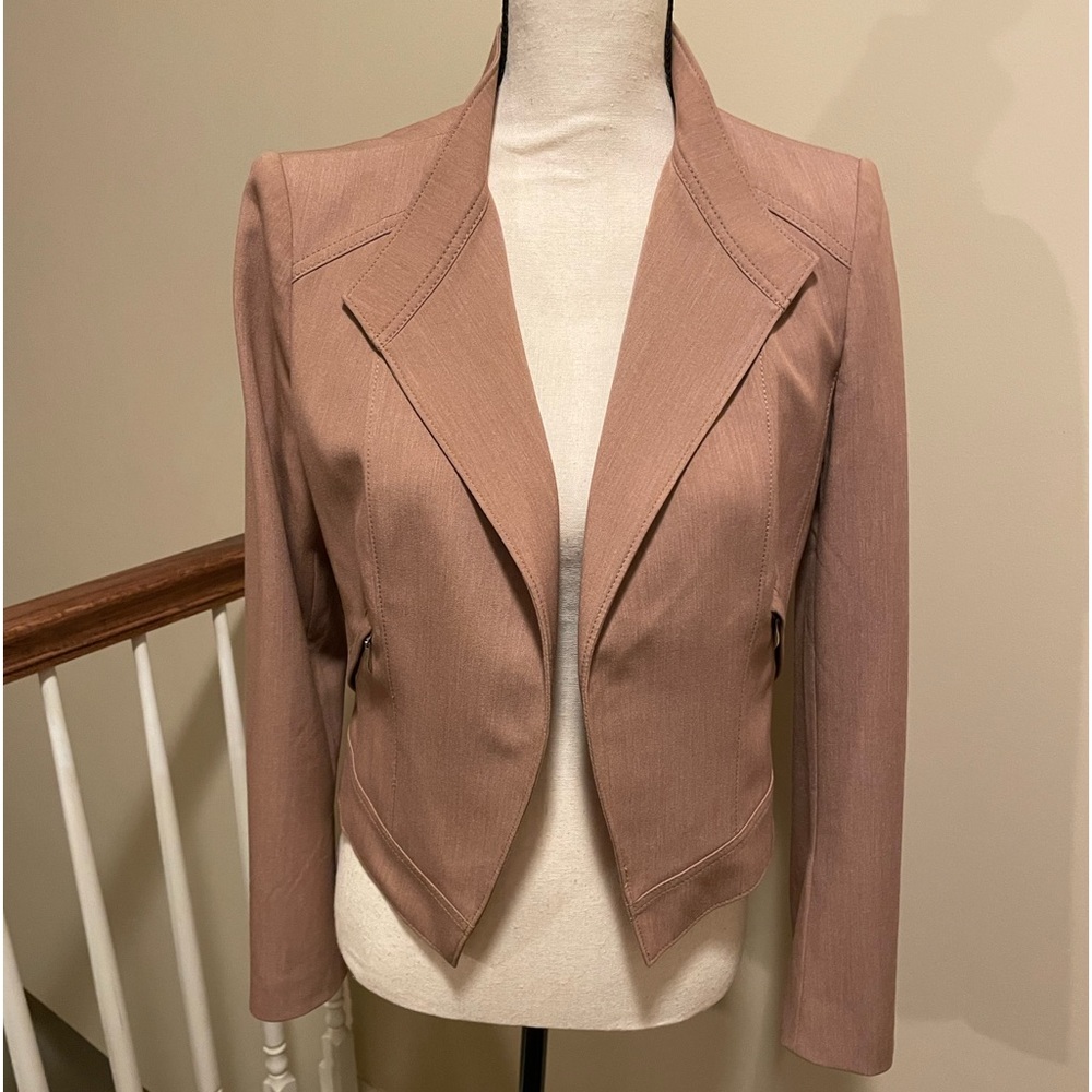 Tan open Jacket
